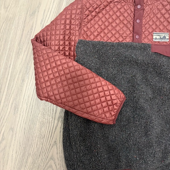 Patagonia Men's Quilted Long Sleeve Pull over Fall Puffer Jacket Size Large - Picture 2 of 14